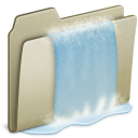 Lightbrown Waterfall icon